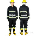 Black Aramid Fireproof Forest Firefiching Suit Tissu